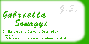 gabriella somogyi business card